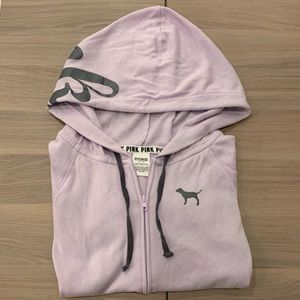 PINK full zip hoodie jacket